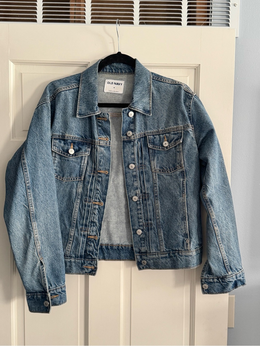 Old Navy Light Blue Denim Jean Jacket - Women's Classic Trucker